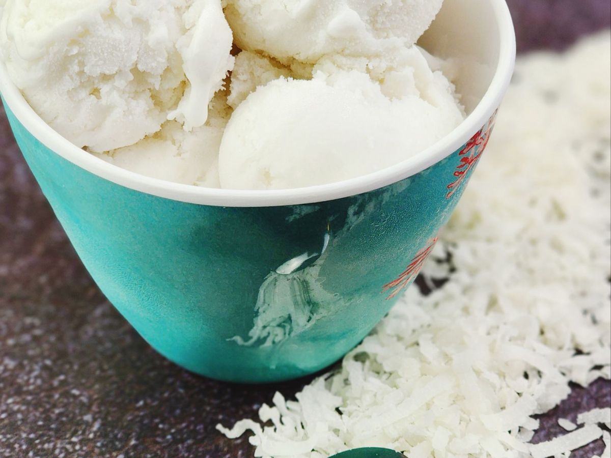 Creamy Coconut Sorbet (Video)